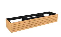 Servantskap stav MIE DEMI 180 3x60 180x46x29cm eik finer servant x2