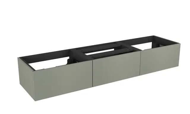 Servantskap trend MIE DEMI 180 3x60 180x46x29cm oliven lakk servant x2 