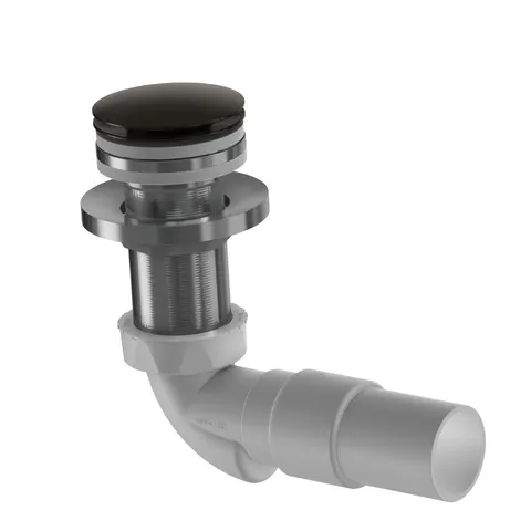 Avløp PUM pop-up benkeplate 40mm børstet sort