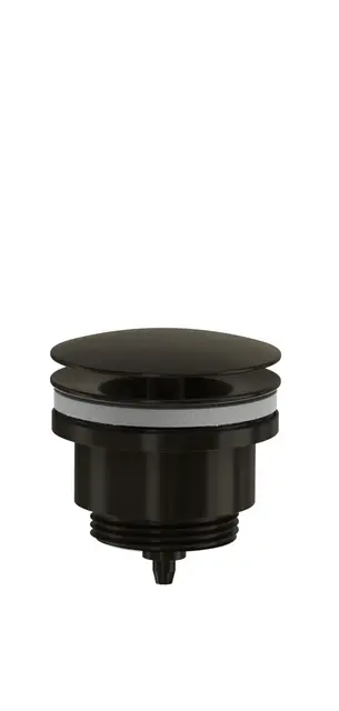 Bunnventil servant uten lukking Ø63mm G1 1/4 børstet sort 