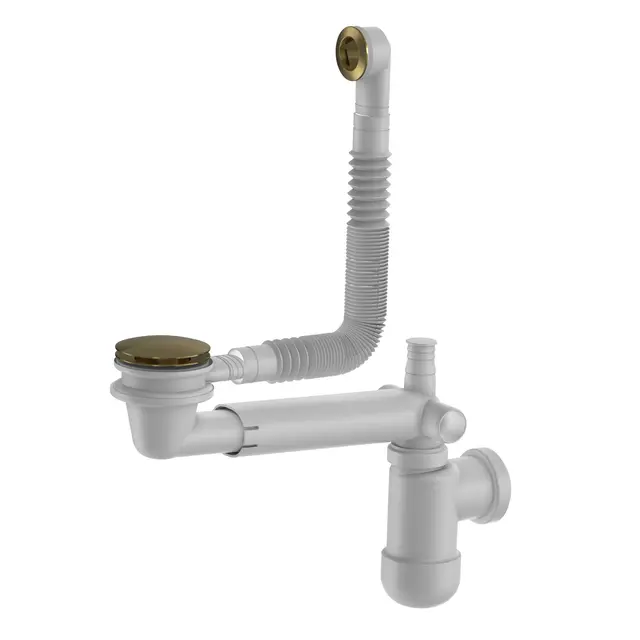 Avløp PRELOC pop-up LEA 40mm og 32mm børstet messing 