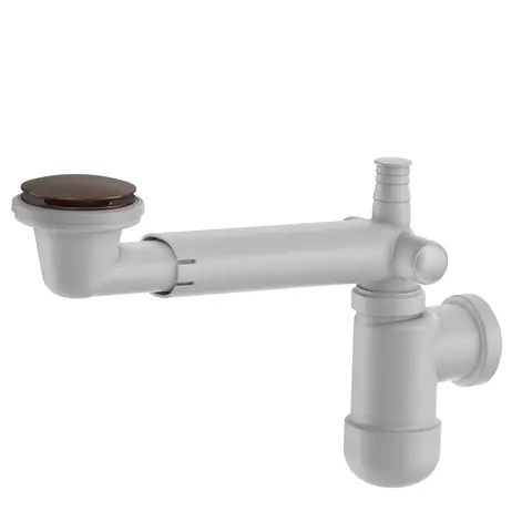 Avløp PRELOC pop-up servant m/overløp 40mm og 32mm børstet roségull