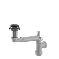 Avløp PRELOC pop-up benkeplate 40mm og 32mm børstet grå