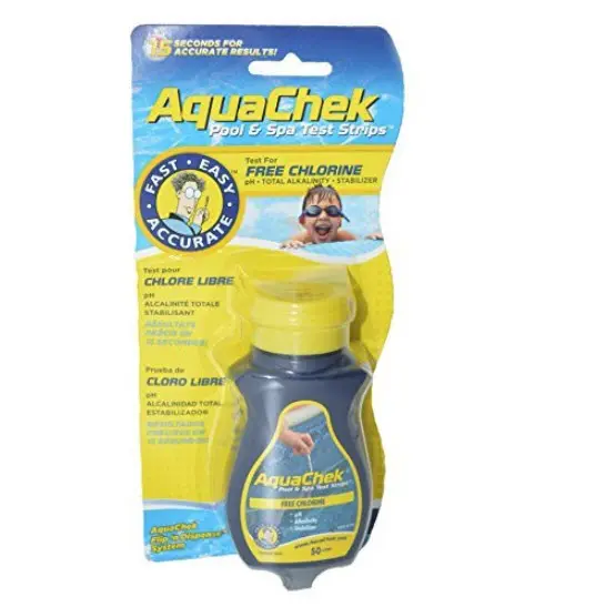 Teststrips klor/pH/O2/alkalitet 50 stk teststrips 