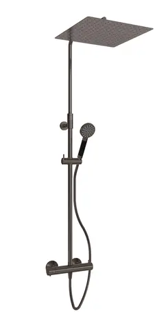 Rainshower rett HEDDA børstet grå