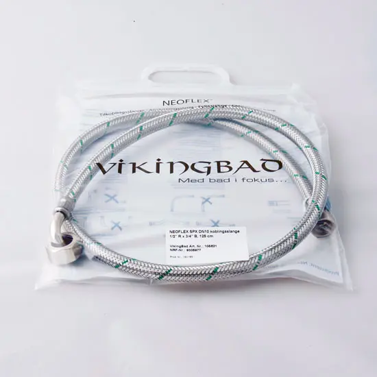 Koblingsslange NEOFLEX silikon 125cm DN10 1/2"R x 3/4"B 