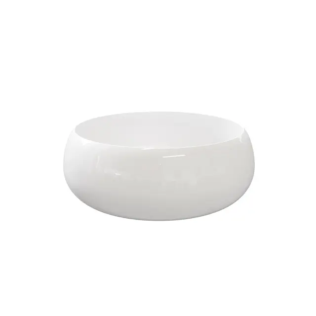 Bolleservant ALMA Ø36x13cm porselen hvit 