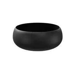 Bolleservant ALMA Ø36x13cm porselen sort matt