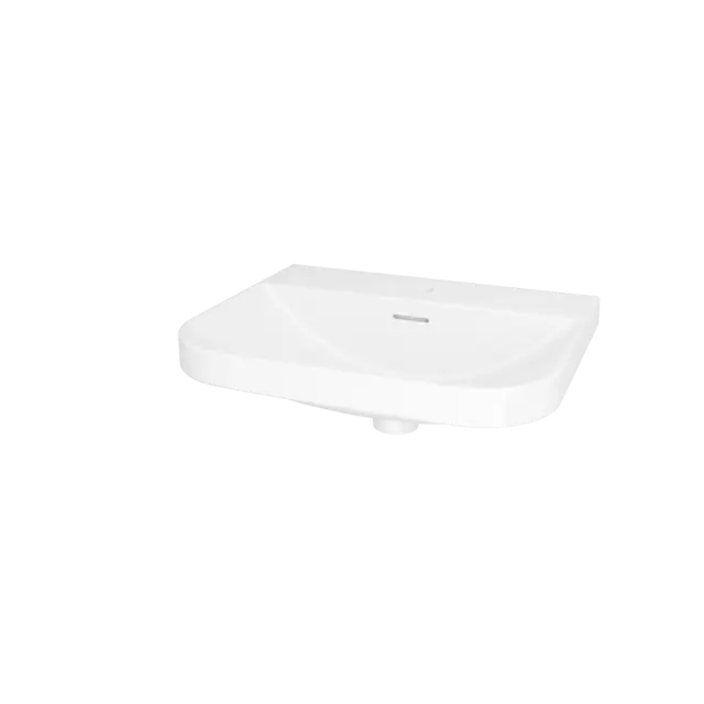 Servant nedfellbar LINA 56,6x47,5x17,5cm porselen hvit 