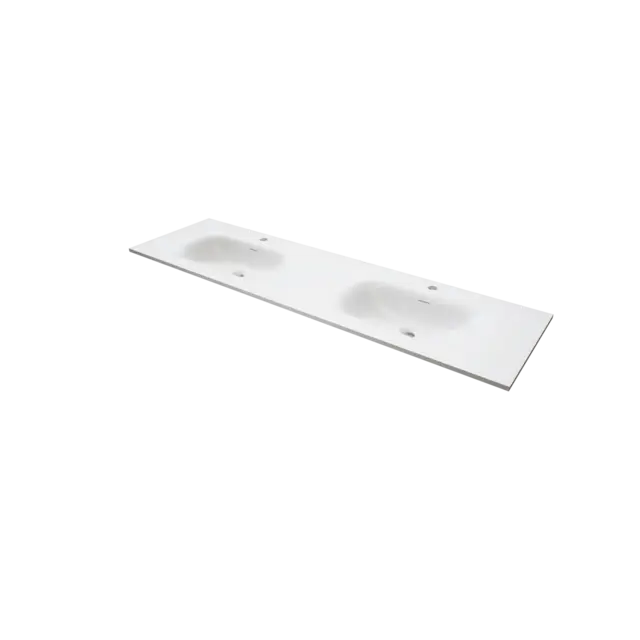 Servant NEA 160dbl 160x46x1,5cm solid surface hvit matt 