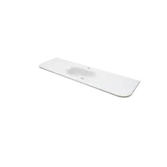 Servant NEA 150 rund 150x46x1,5cm solid surface hvit matt