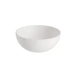 Bolleservant NOVA Ø39 x15cm solid surface hvit matt