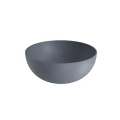 Bolleservant NOVA Ø39 x15cm solid surface mørk grå