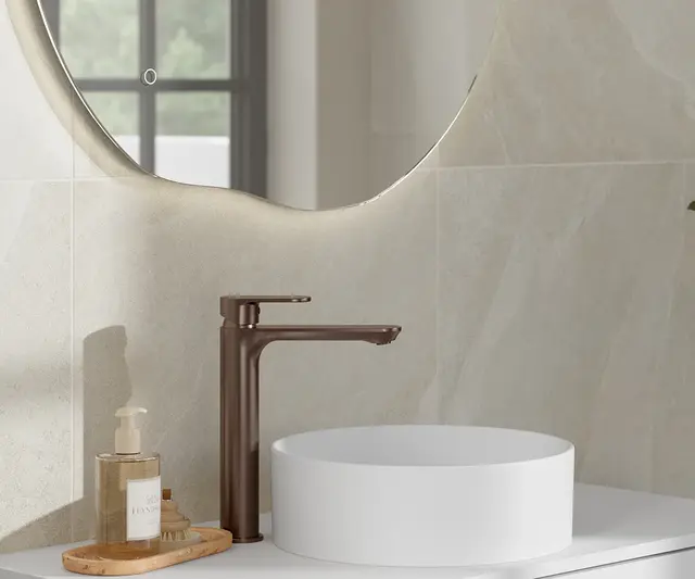 Bolleservant SIRI Ø350x110mm porselen hvit matt 