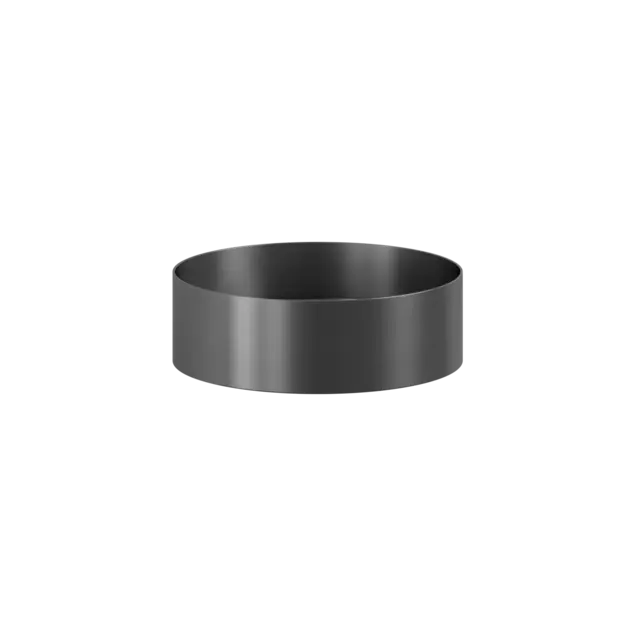 Bolleservant YLVA Ø355x110mm metall børstet grå 