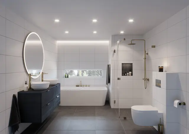 Gulv-/veggmosaikk URBAN SPACE 5x5 Ardesia 1 m2 pk (2 590,- m2) 