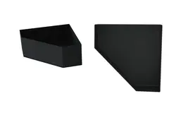 Hylle VEGA hjørne Sort matt