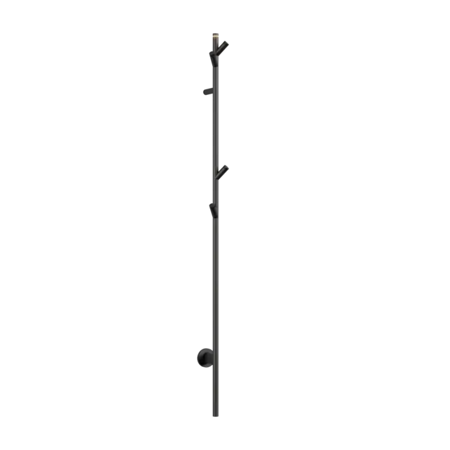 Håndklevarmer sort matt Niva 