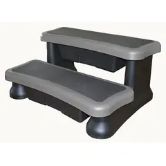 Vikingbad spatrapp Til utendørs massasjebad, Grå.