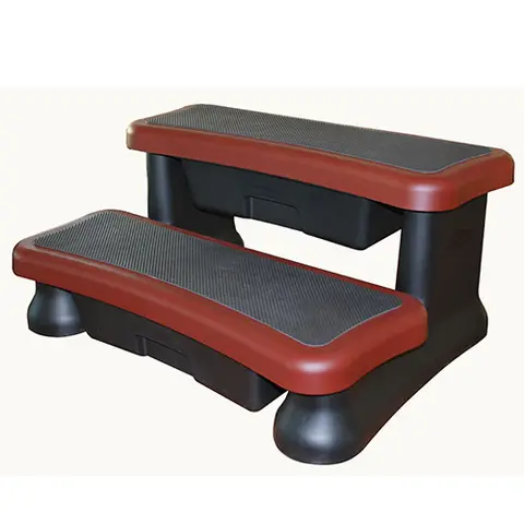 SmartStep Mahogany 90 cm Trapp for utendørs massasjebad