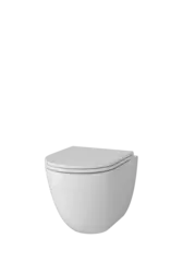 Toalett vegg VELO soft close sete hvit