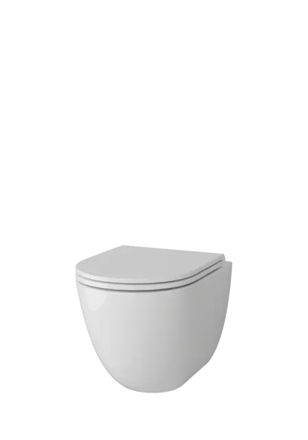 Toalett vegg VELO soft close sete hvit 