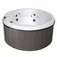 Utendørs massasjebad VikingSpa VIKING II ø183cm perlehvit/grå med lokk